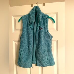 Patagonia Ladies Los Gatos Vest size Small.  Aqua blue color gently used